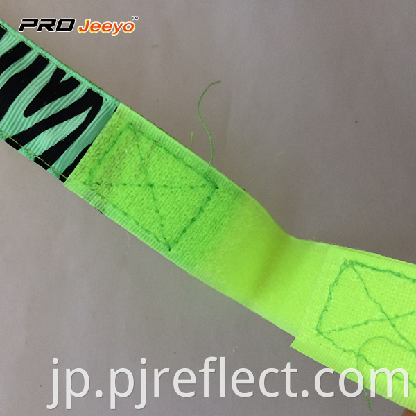 Reflective Zebra Print Webbing Armband Wb Mbw005